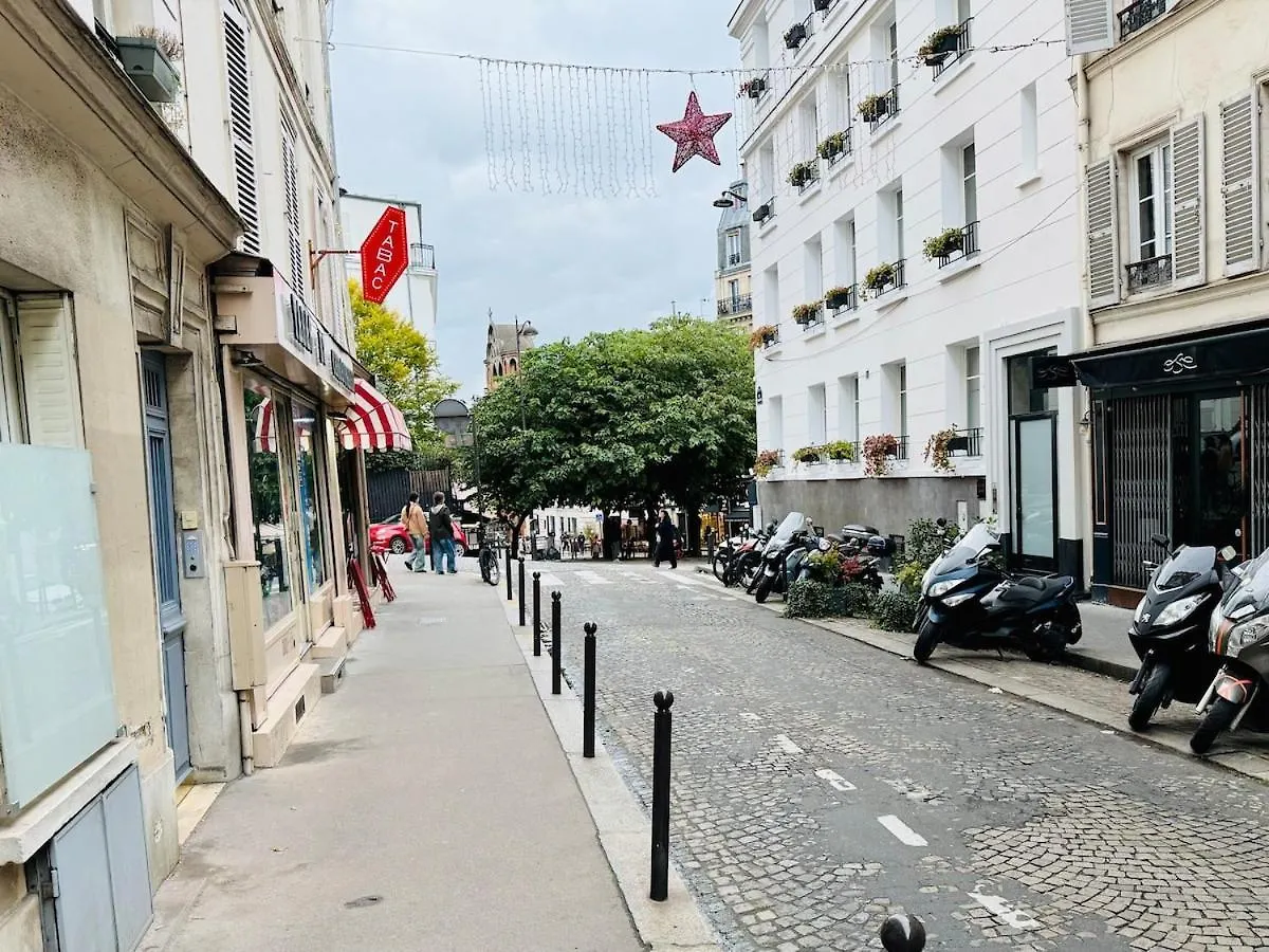 Charmant Cocon Au Coeur De Montmartre Párizs Franciaország